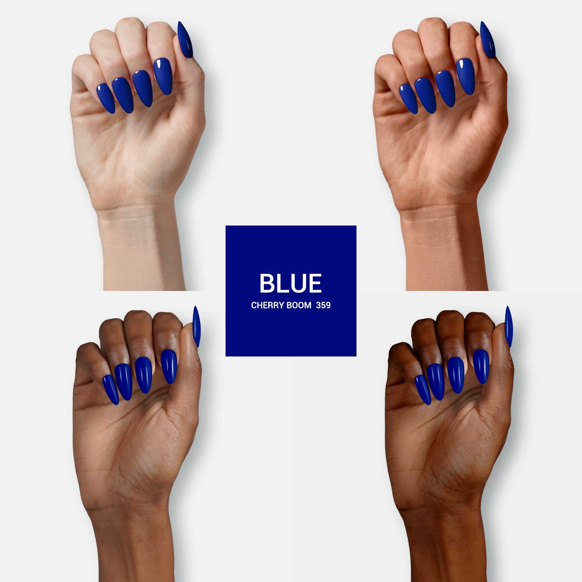 359 Persian Blue - TPO-Free Thick Gel Nail Polish(15ml) - 图片2