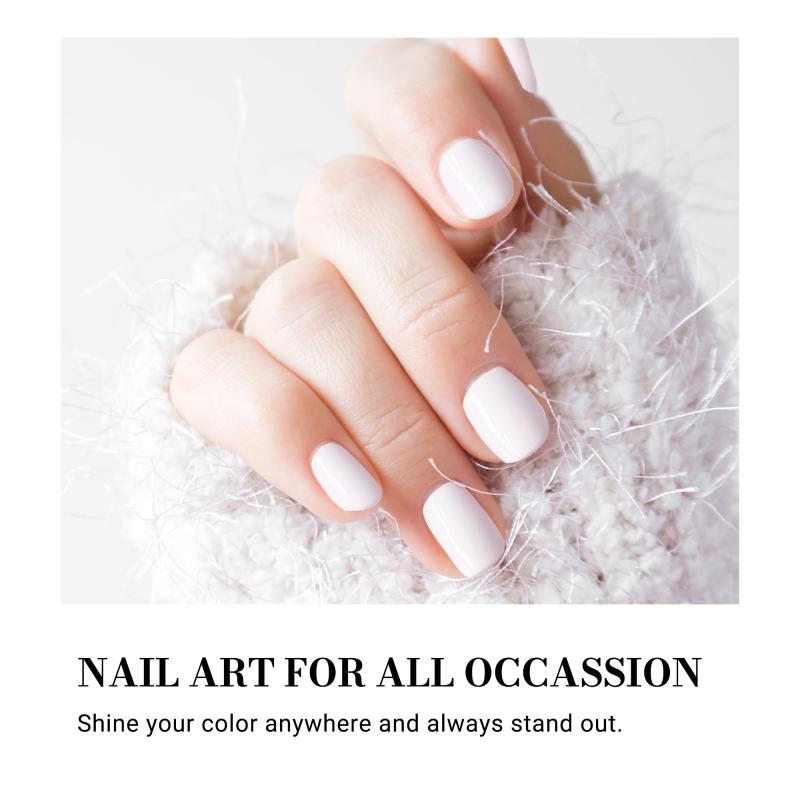 572 Pinky White - TPO-Free Thick Gel Nail Polish (15ml)