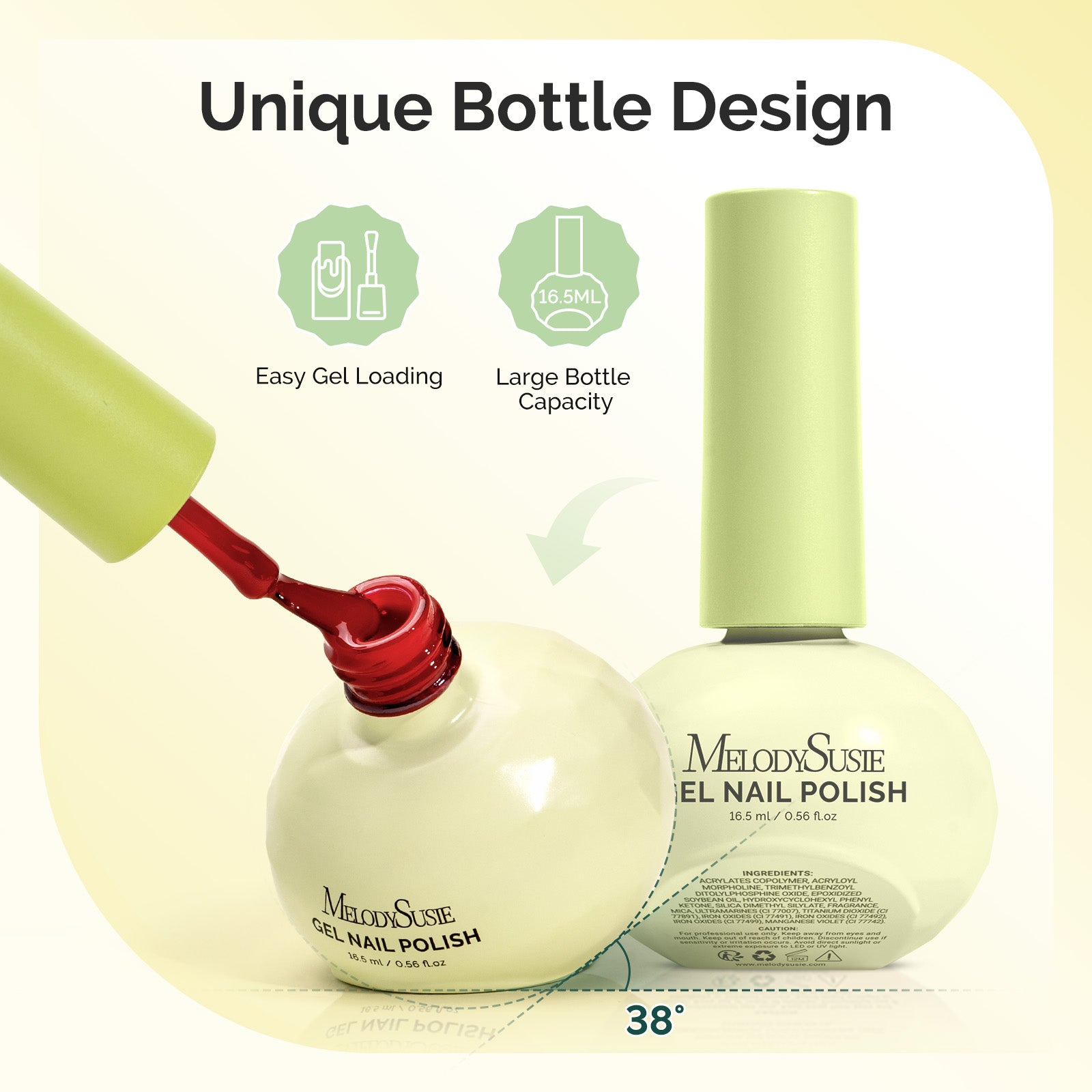 Plant-Based Nail Gel Polish 16.5ml - 10Pcs - 图片3