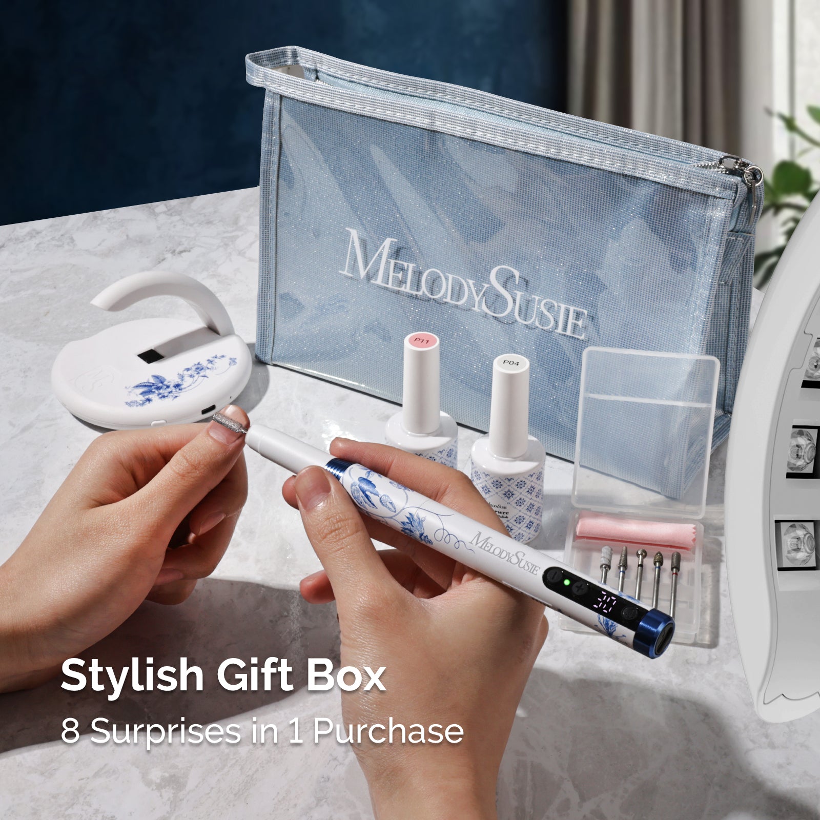 PM170F Nail Drill Travel Gift Box - US ONLY - 图片3