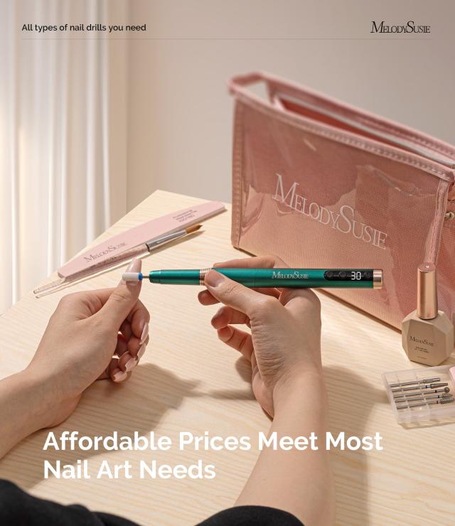 PM170F Pen-Shaped Ultra-Slim Rechargeable Nail Drill 30,000RPM - Green