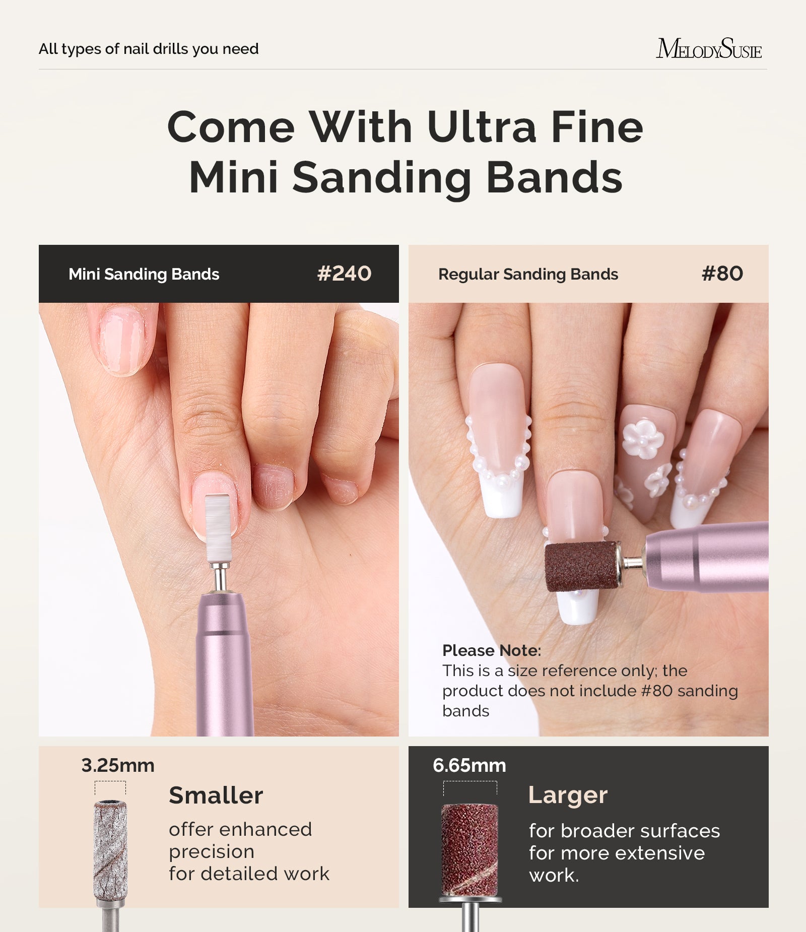 PM170F Pen-Shaped Ultra-Slim Rechargeable Nail Drill 30,000RPM - Rose Gold - 图片6