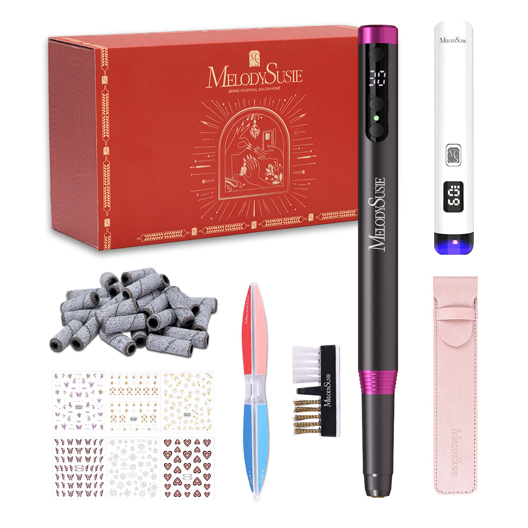 PM170F Rechargeable Nail Drill 30,000RPM Set - 图片2