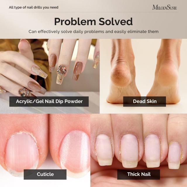 PM170F Rechargeable Nail Drill 30,000RPM Set