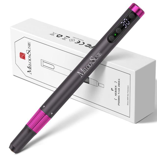 PM180G Pen-Shaped Ultra-Slim Rechargeable Nail Drill 30,000RPM - White