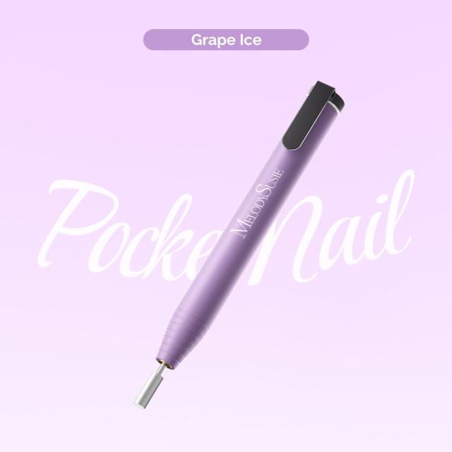 PocketNail PC100GR/PC100G Pen-Shaped Innovative Portable Rechargeable Nail Drill 20,000RPM