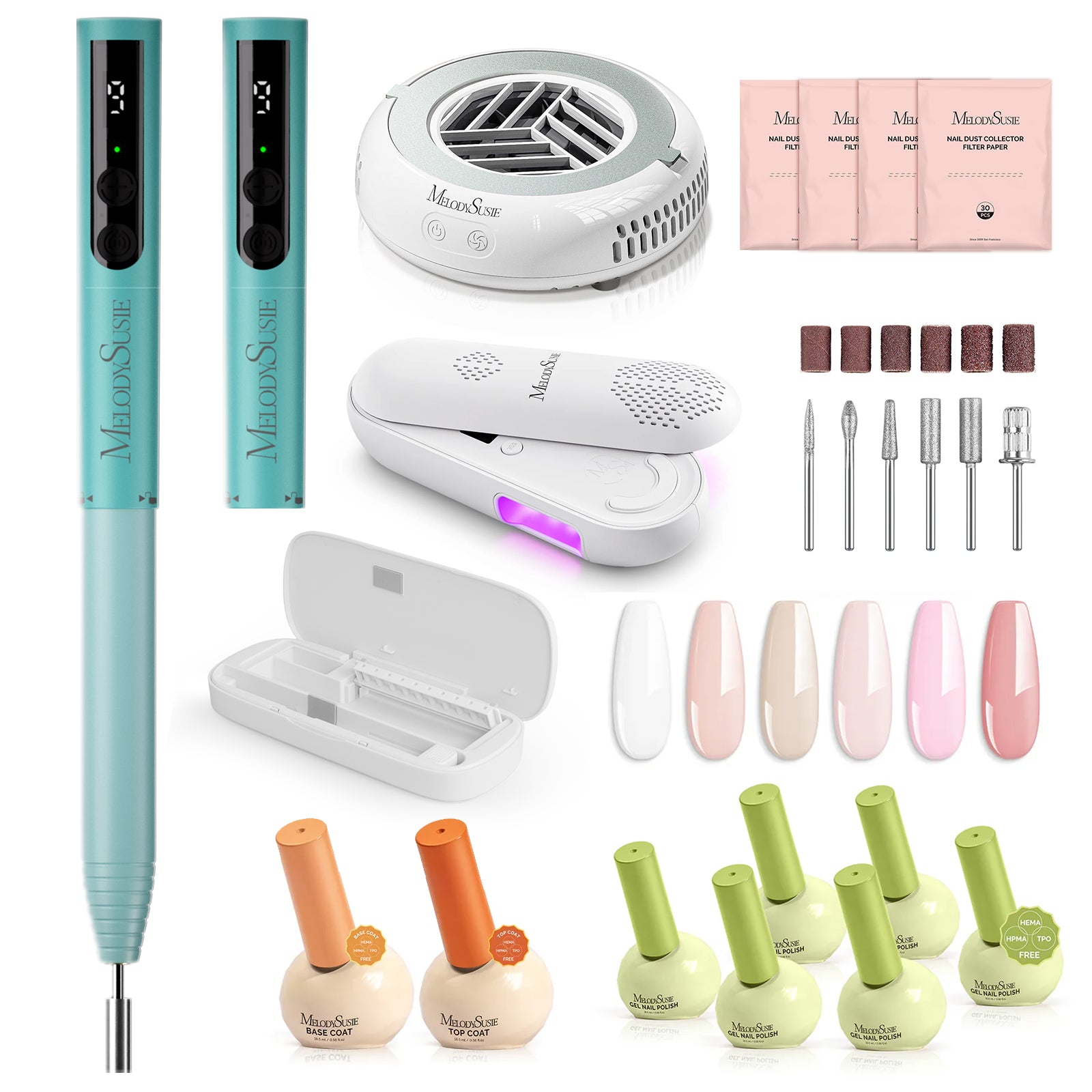 PocketNail PC100GR/PC100G Pen-Shaped Innovative Portable Rechargeable Nail Drill 20,000RPM - 图片48