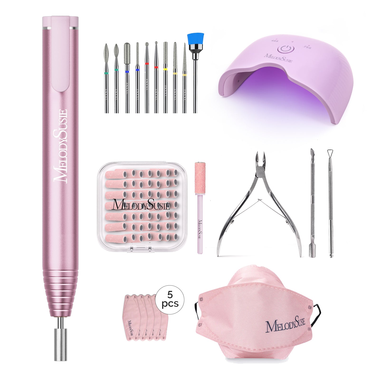 PocketNail PC100GR/PC100G Pen-Shaped Innovative Portable Rechargeable Nail Drill 20,000RPM - 图片22
