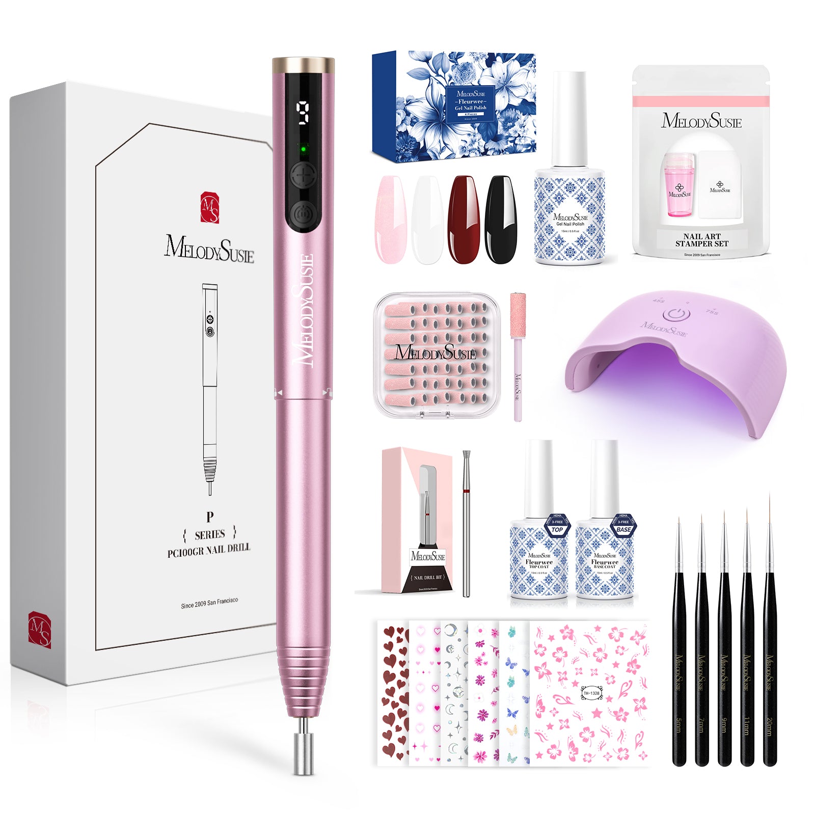 PocketNail PC100GR/PC100G Pen-Shaped Innovative Portable Rechargeable Nail Drill 20,000RPM - 图片19