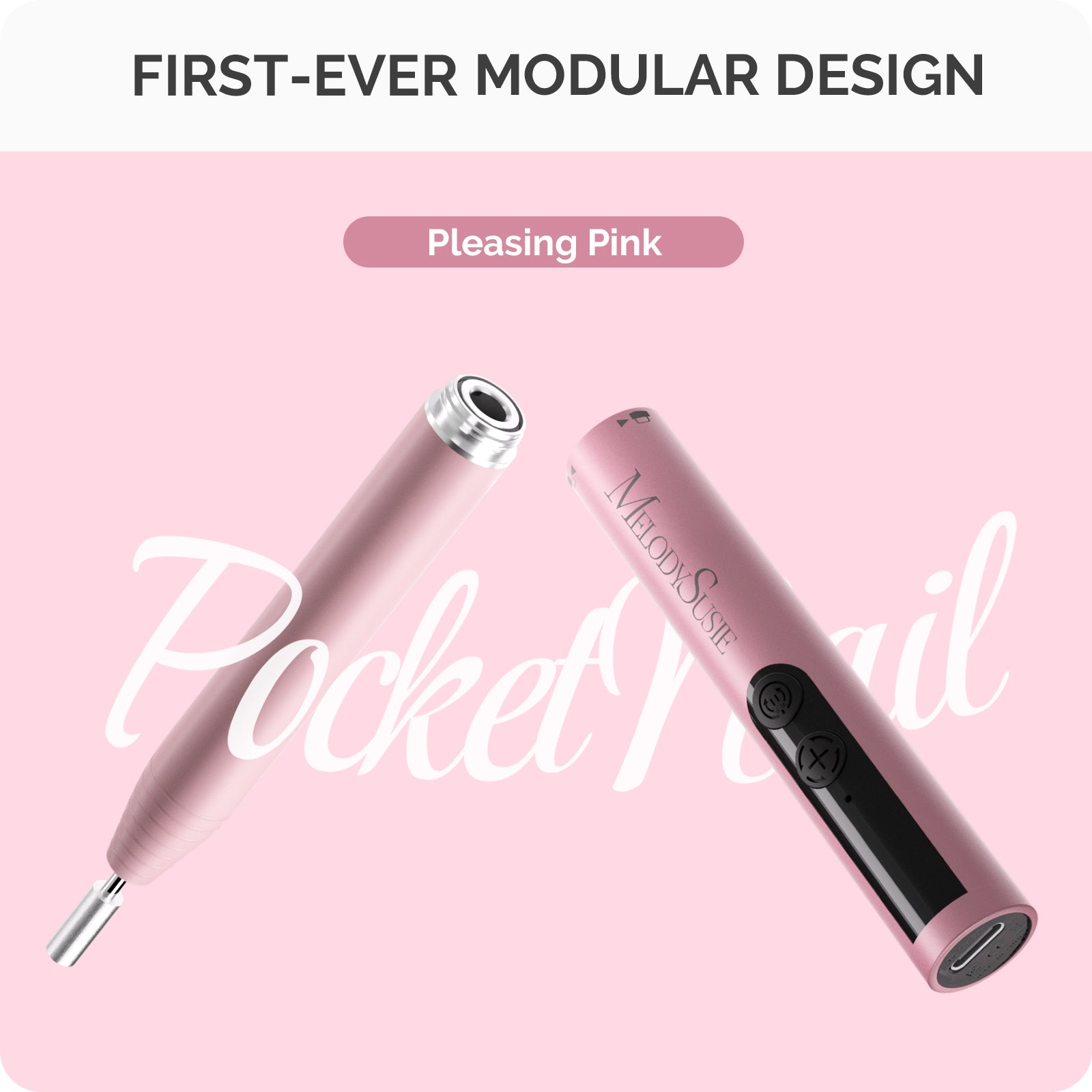 PocketNail PC100GR/PC100G Pen-Shaped Innovative Portable Rechargeable Nail Drill 20,000RPM - 图片46