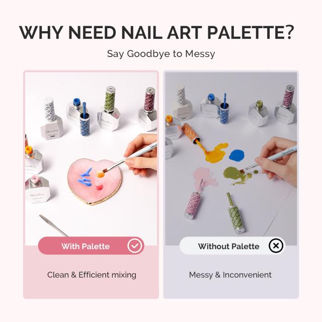 Premium Resin Nail Art Palette