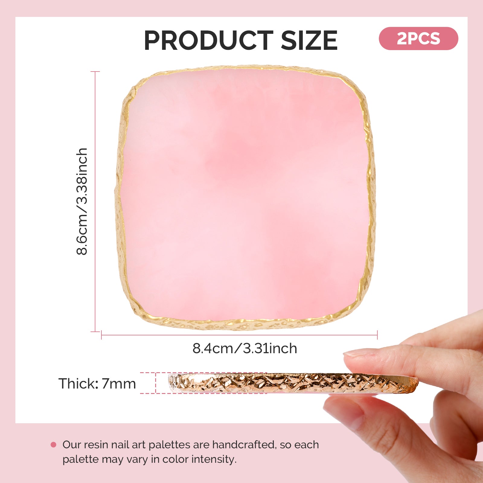 Premium Resin Nail Art Palette - 图片2