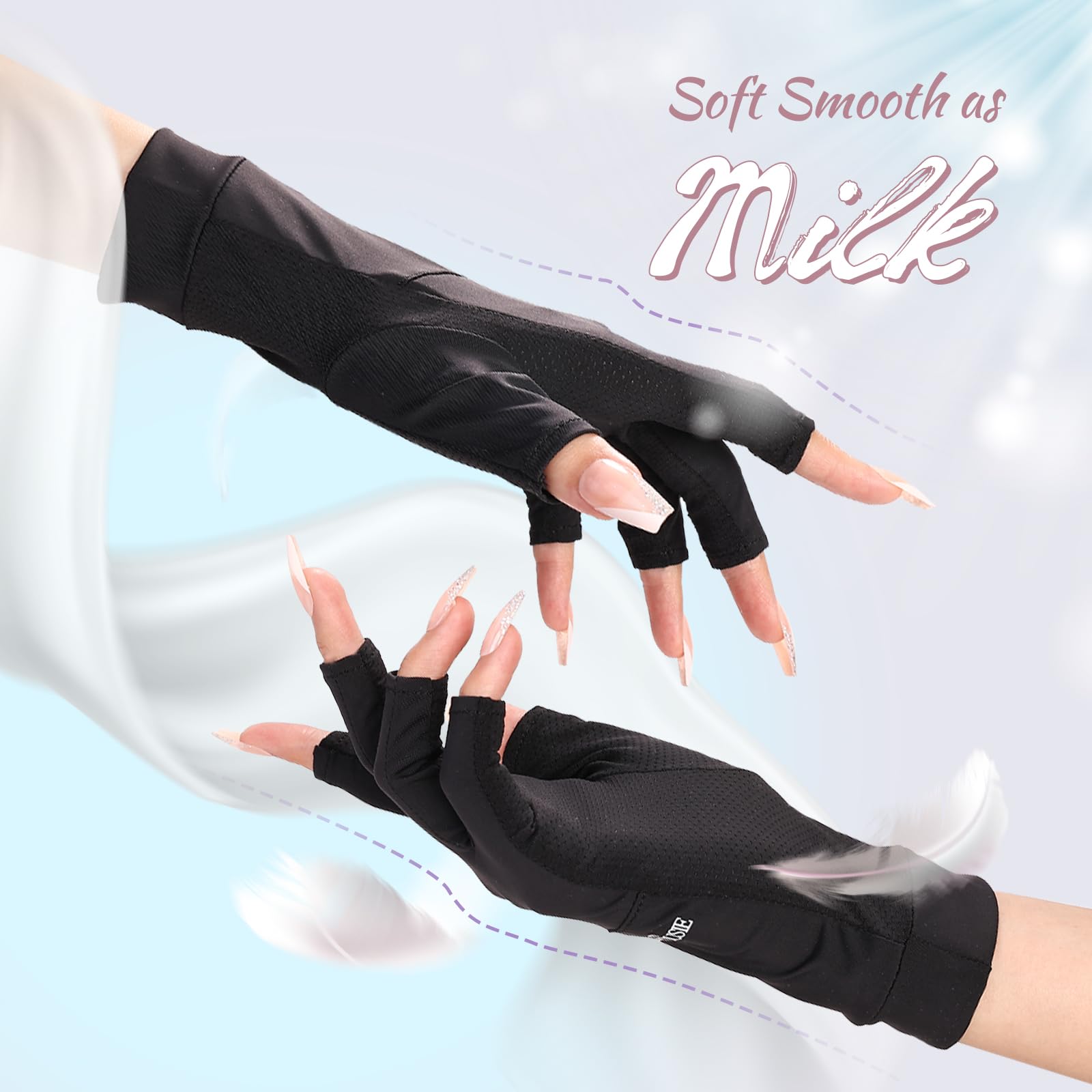 Premium UV Shield Manicure Gloves - 图片4