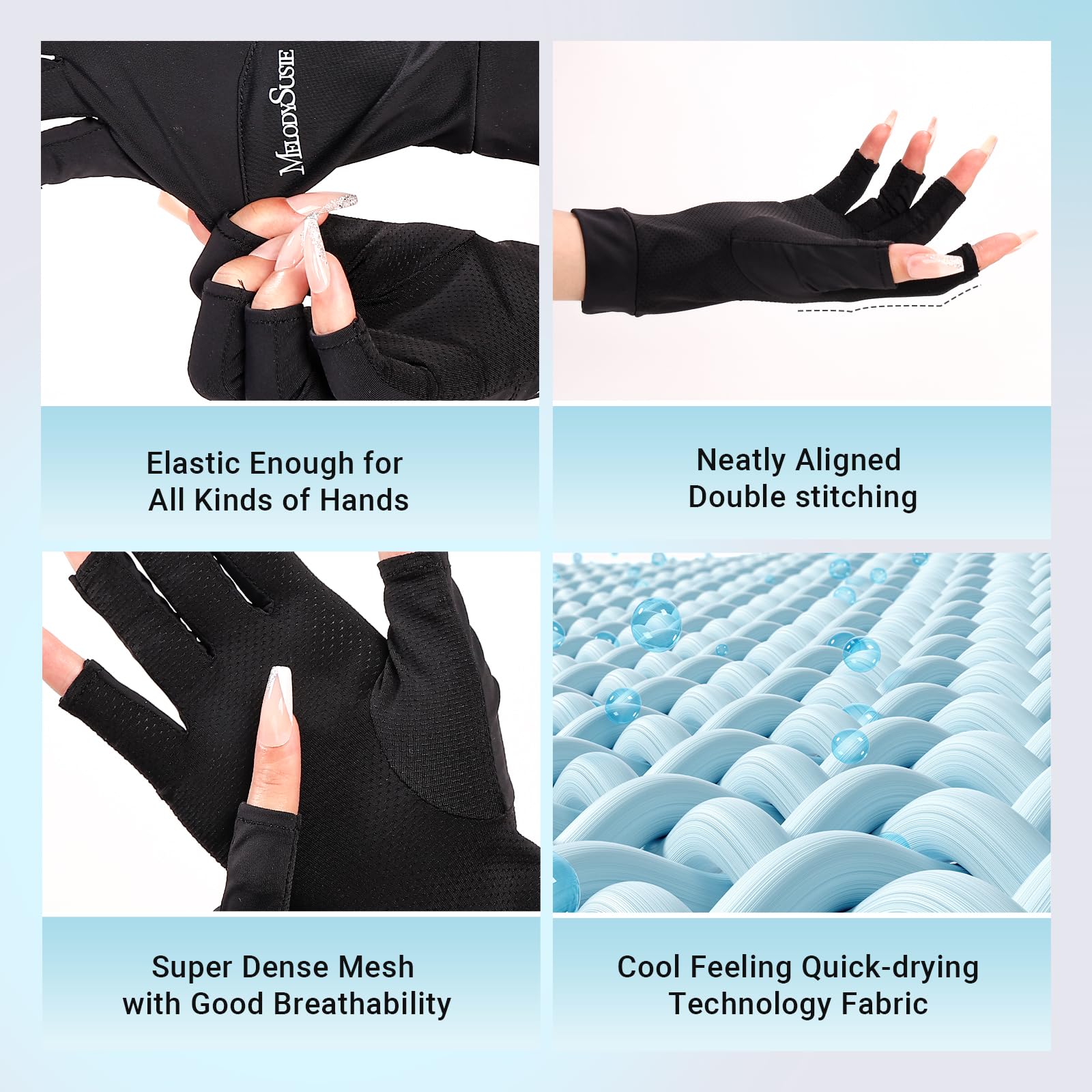 Premium UV Shield Manicure Gloves - 图片5