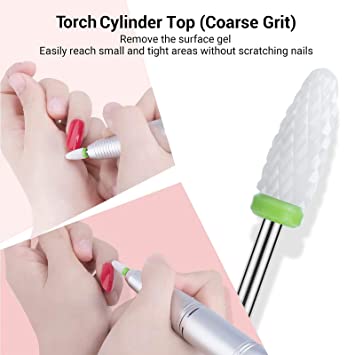 Professional Ceramic Nail Drill Bits Set (4Pcs) (US ONLY) - 图片6