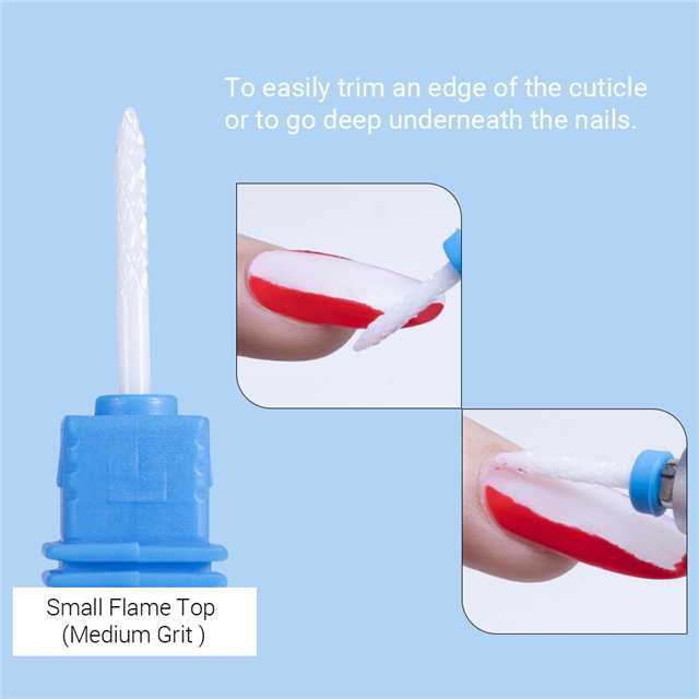 Professional Ceramic Nail Drill Bits Set (5Pcs) - 图片5