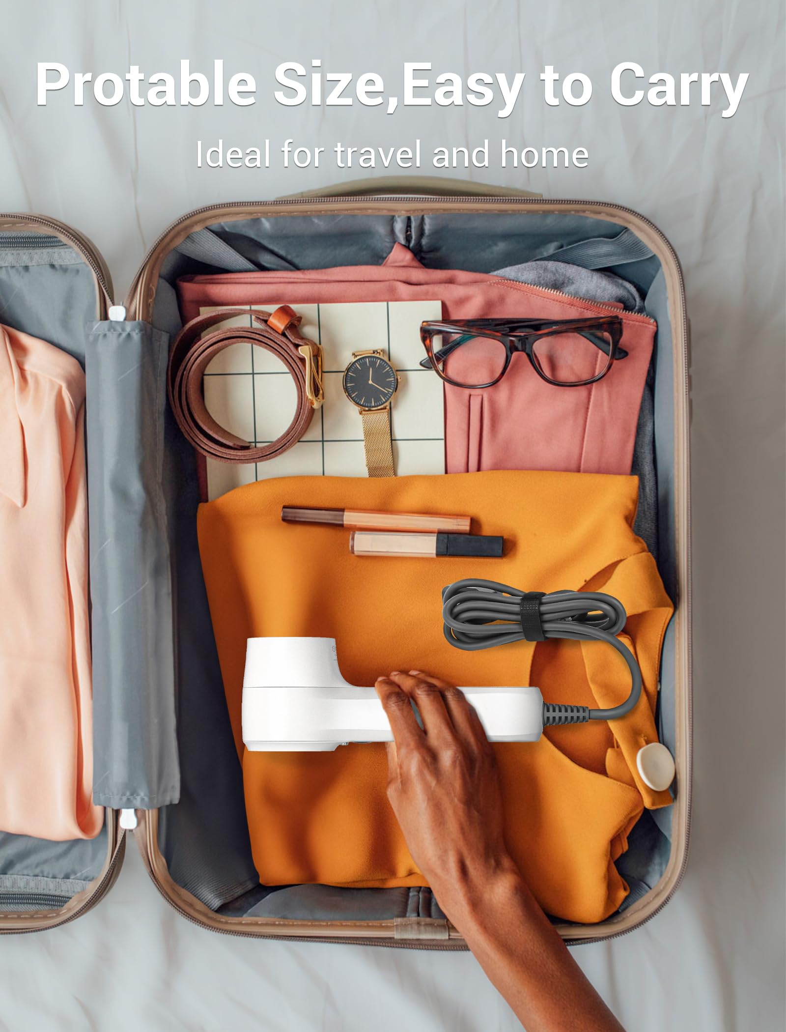 Professional Portable High Speed Hair Dryer - White - 图片3