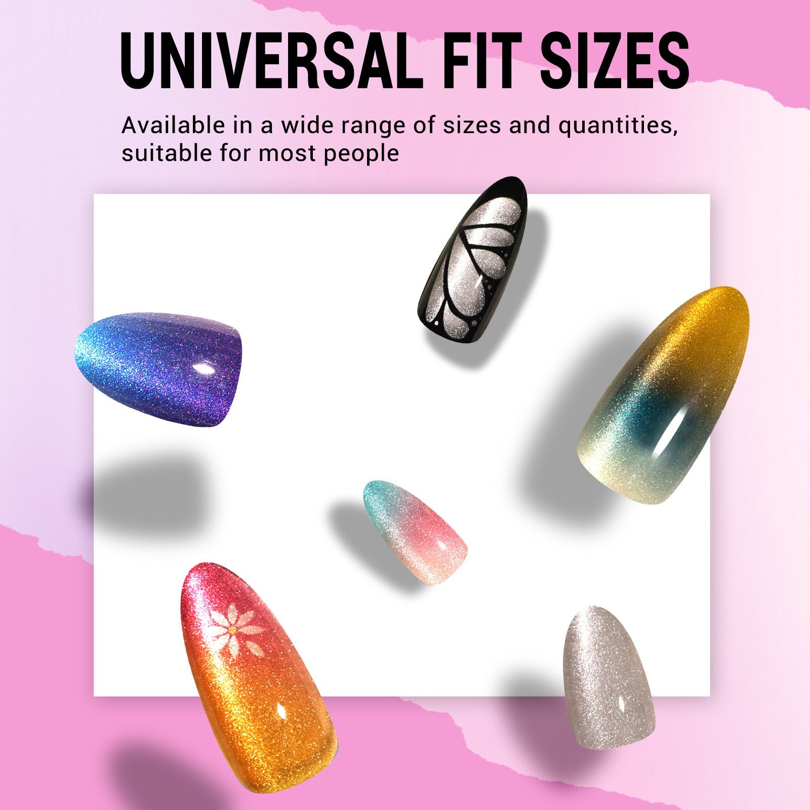 Purple Butterfly Press On Nails Kit - US ONLY - 图片2