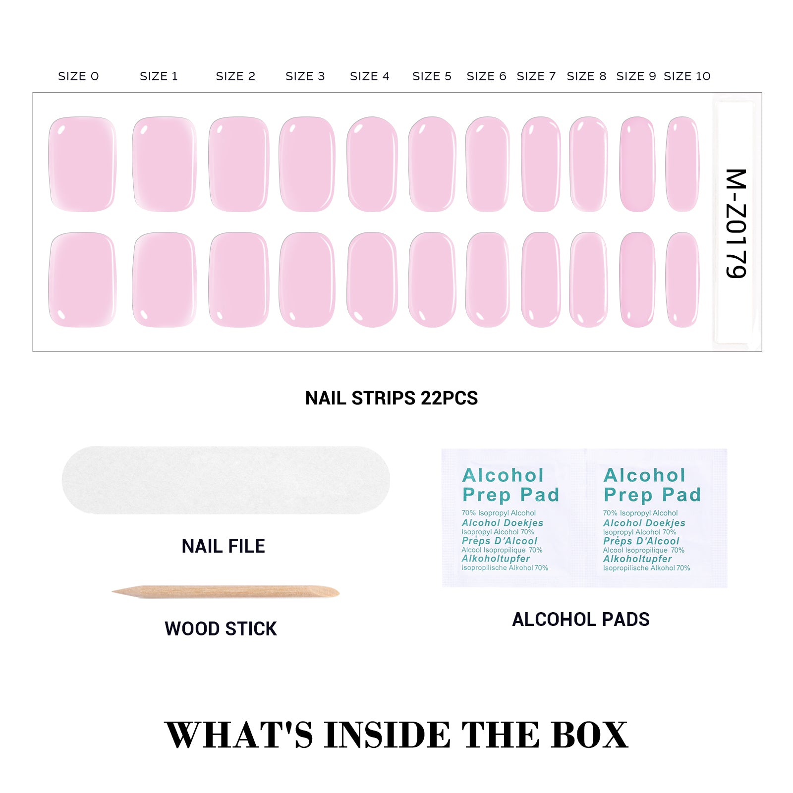 Qcoat Fully Cured Gel Nail Strips - Lavender(US ONLY) - 图片3