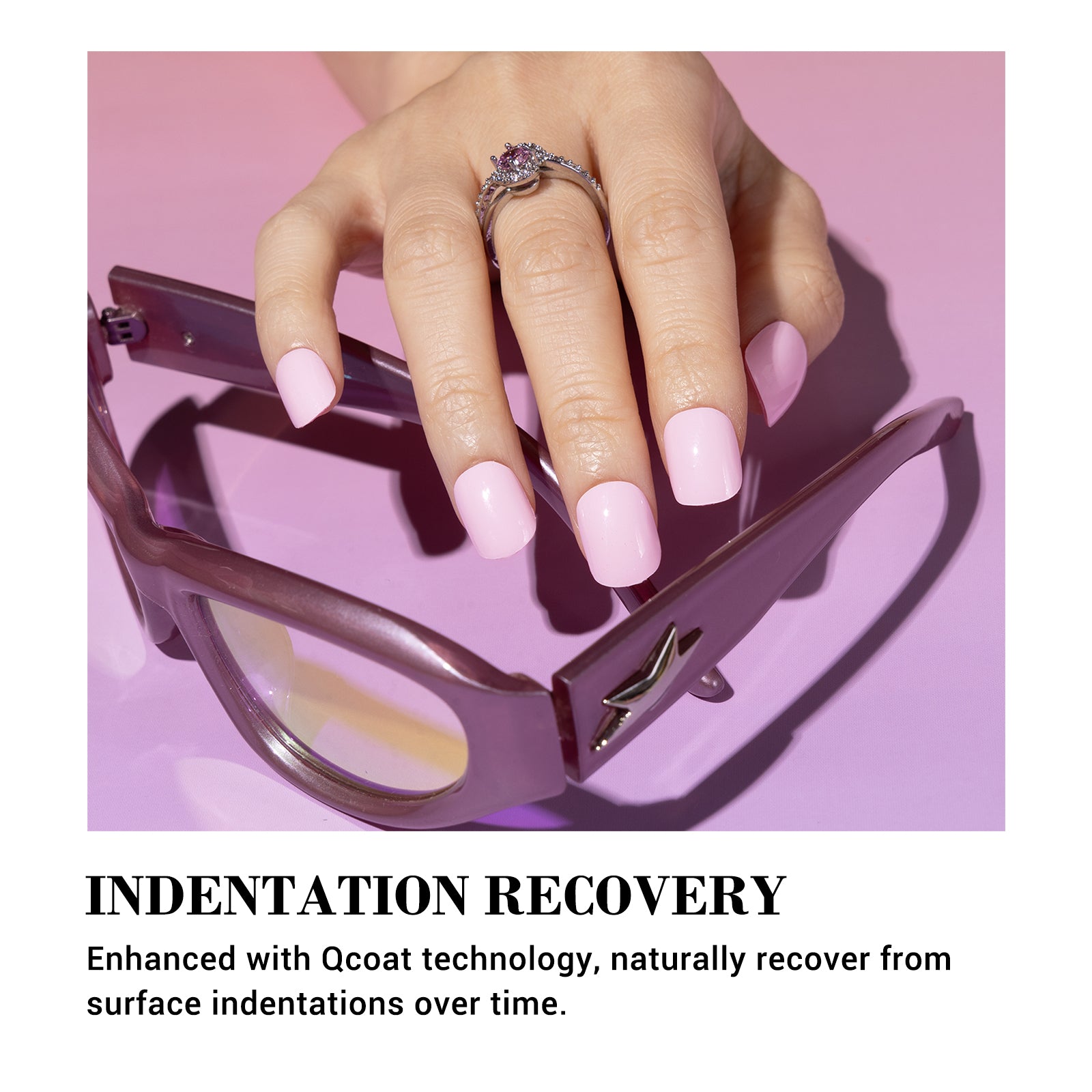 Qcoat Fully Cured Gel Nail Strips - Lavender(US ONLY) - 图片5