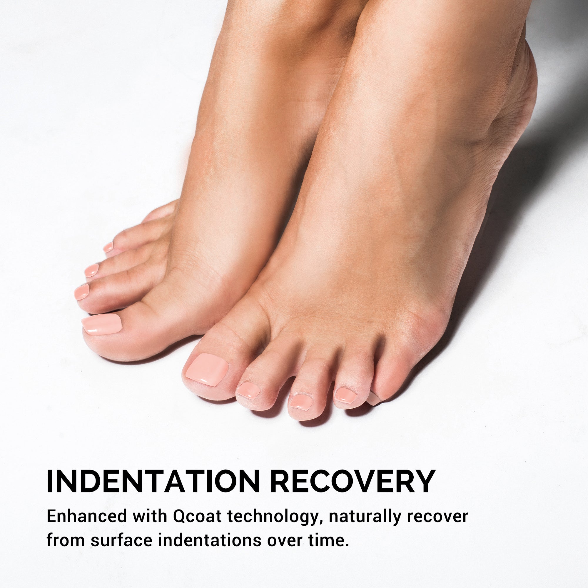 Qcoat Pedicure Fully Cured Gel Nail Strips-Light Pink(US ONLY) - 图片5