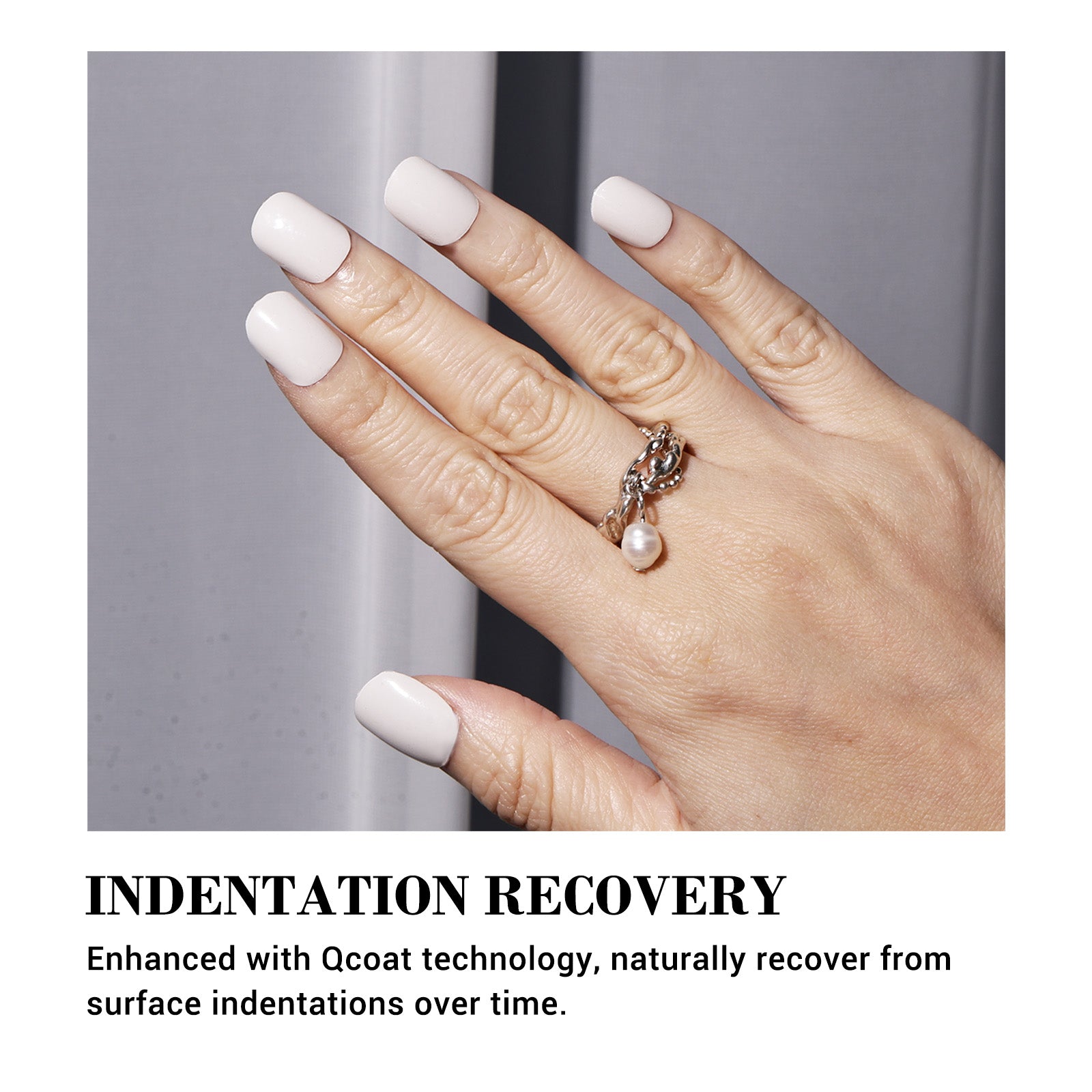 Qcoat Fully Cured Gel Nail Strips - Milky White(US ONLY) - 图片4