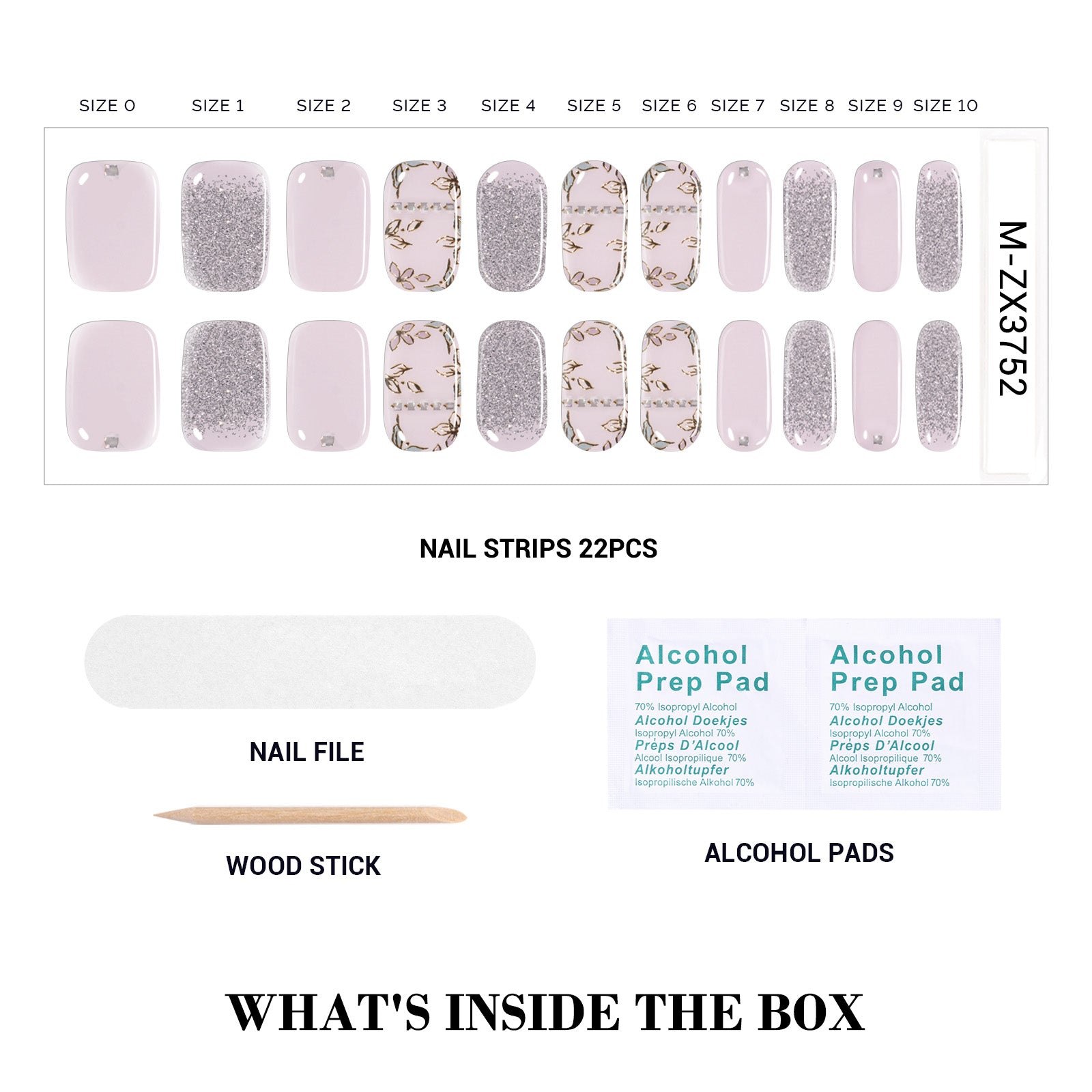 Qcoat Fully Cured Gel Nail Strips - Nude Fresh(US ONLY) - 图片3