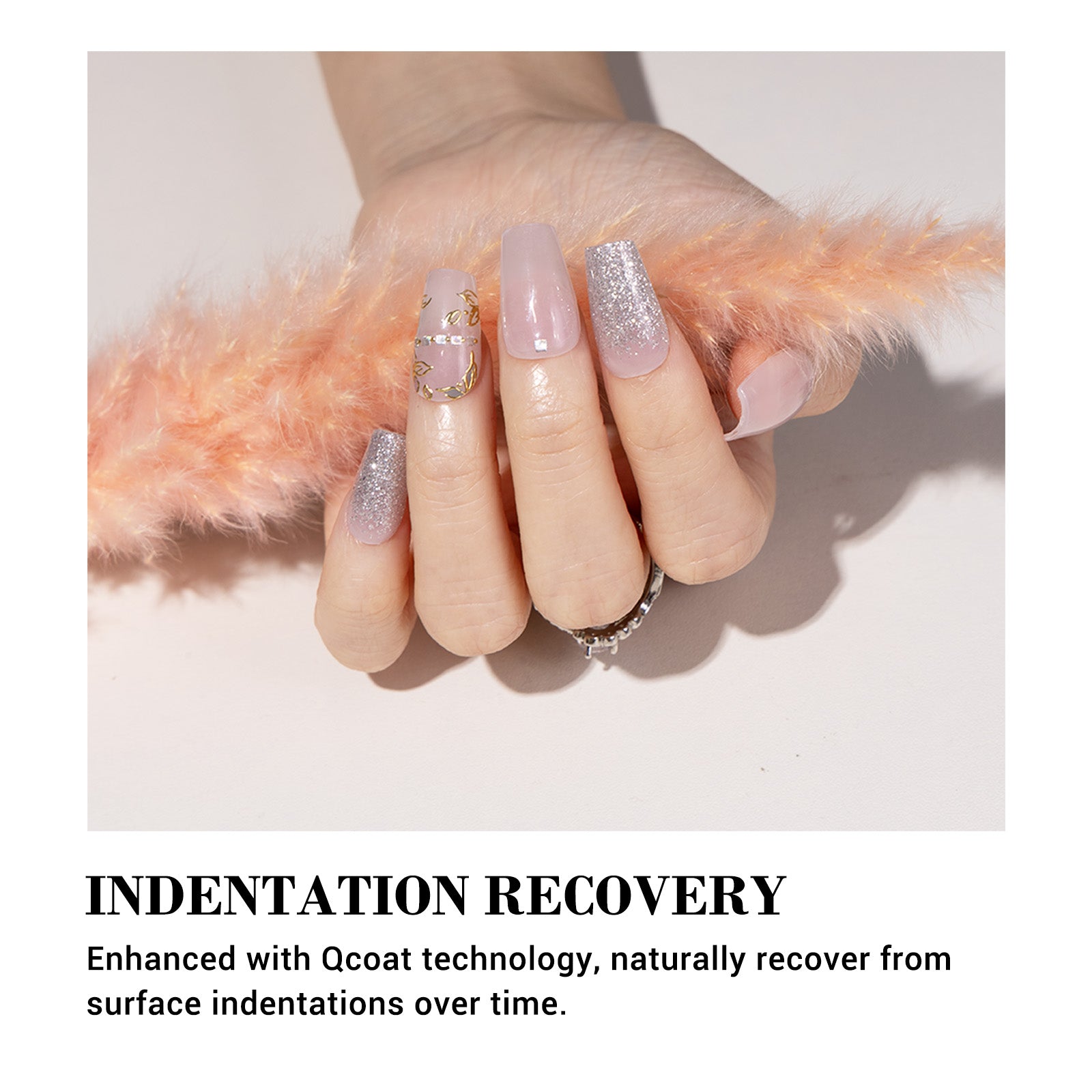 Qcoat Fully Cured Gel Nail Strips - Nude Fresh(US ONLY) - 图片5