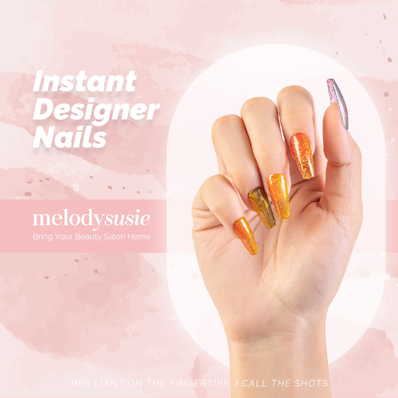 Rainbow Acrylic Press On Nails Kits - 图片2