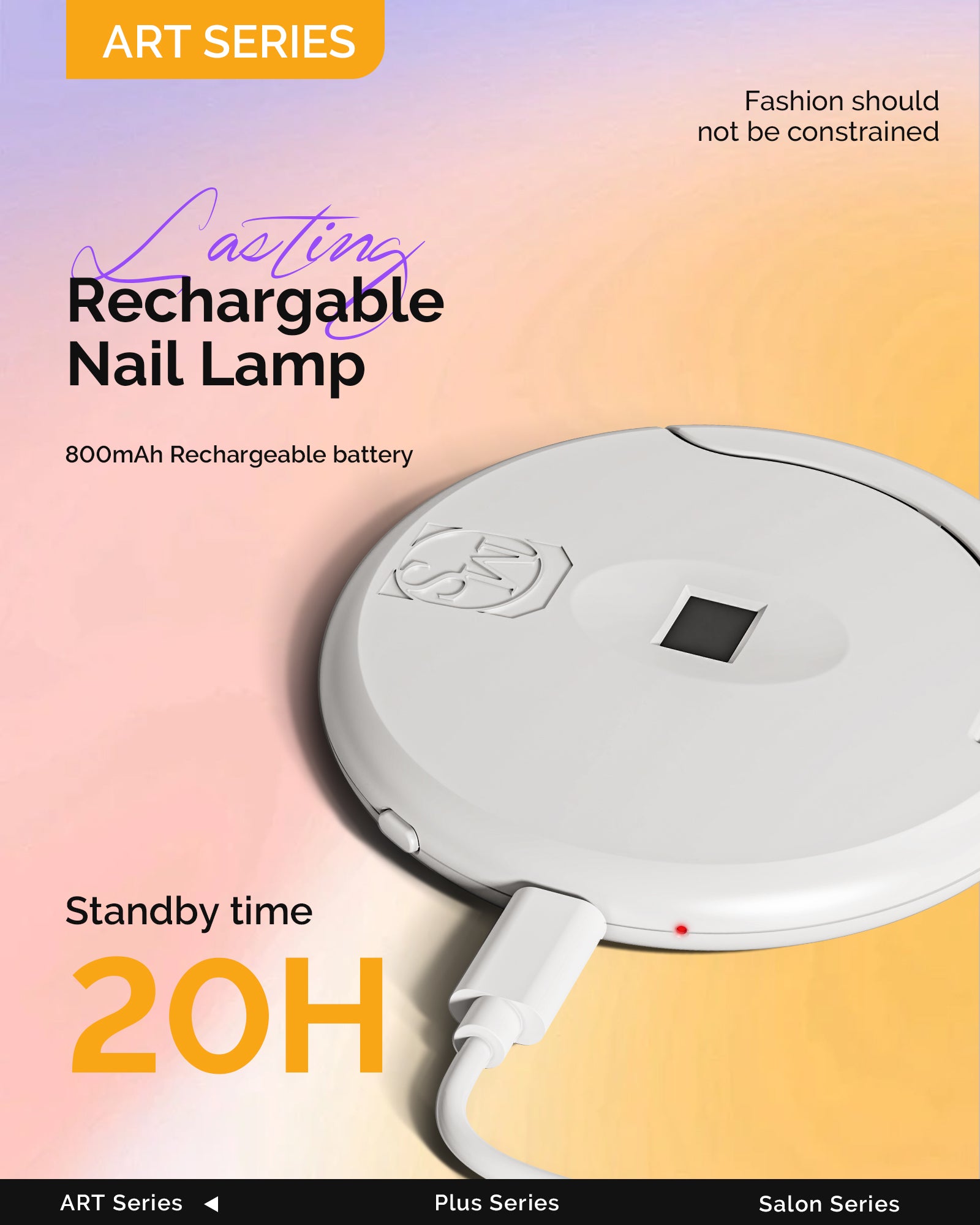 Rechargeable P-Art04M Mini UV Nail Art Lamp - 图片2