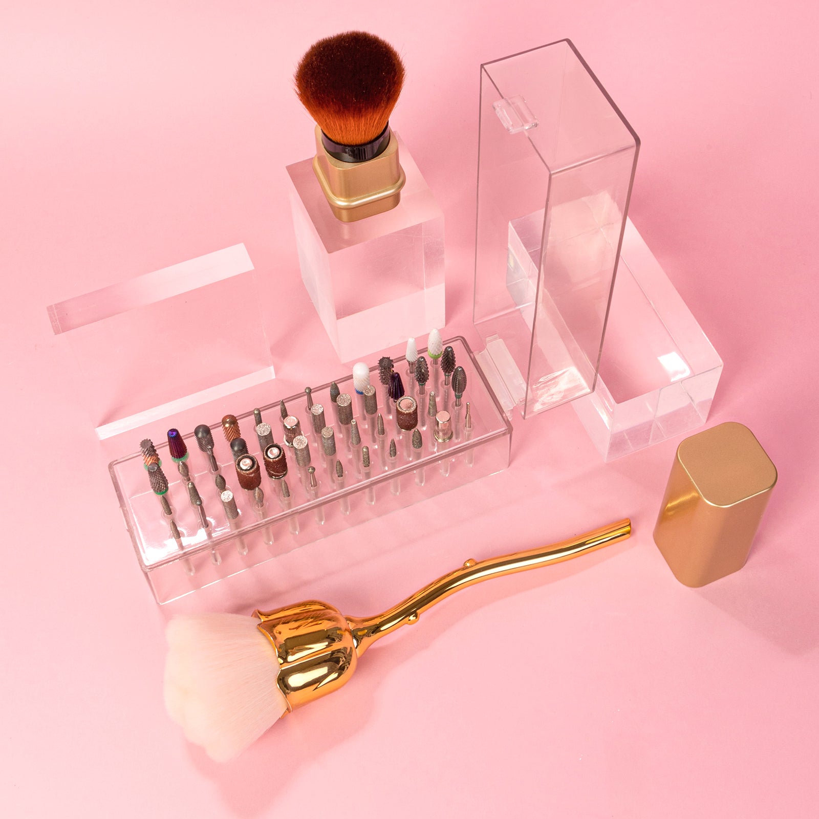 Retractable Nail Art Dust Remover Brush - 图片6