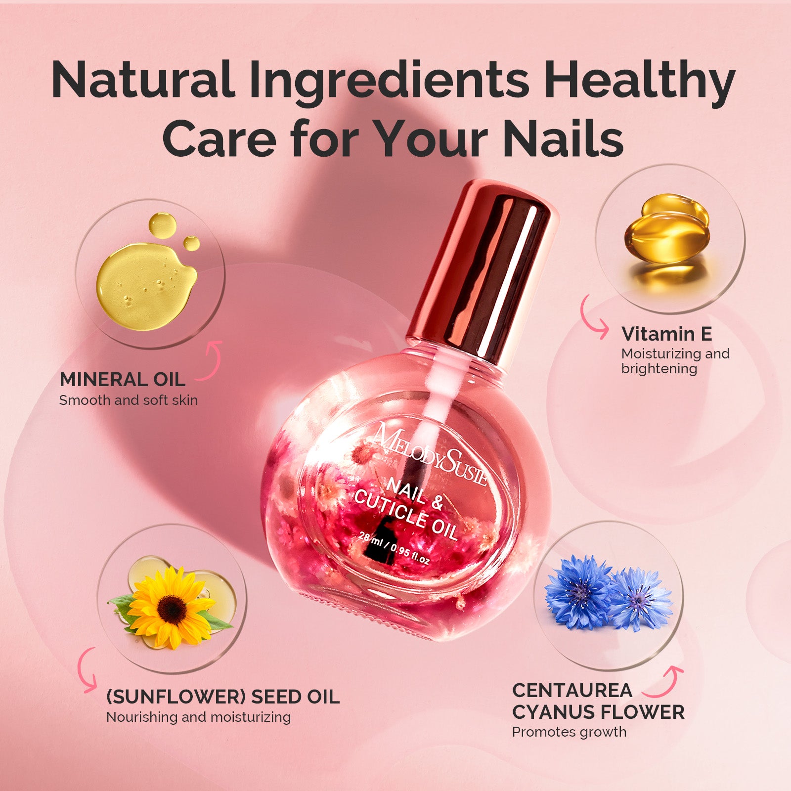 Rose Cuticle Oil 28ml 0.95 fl. Oz - 图片4