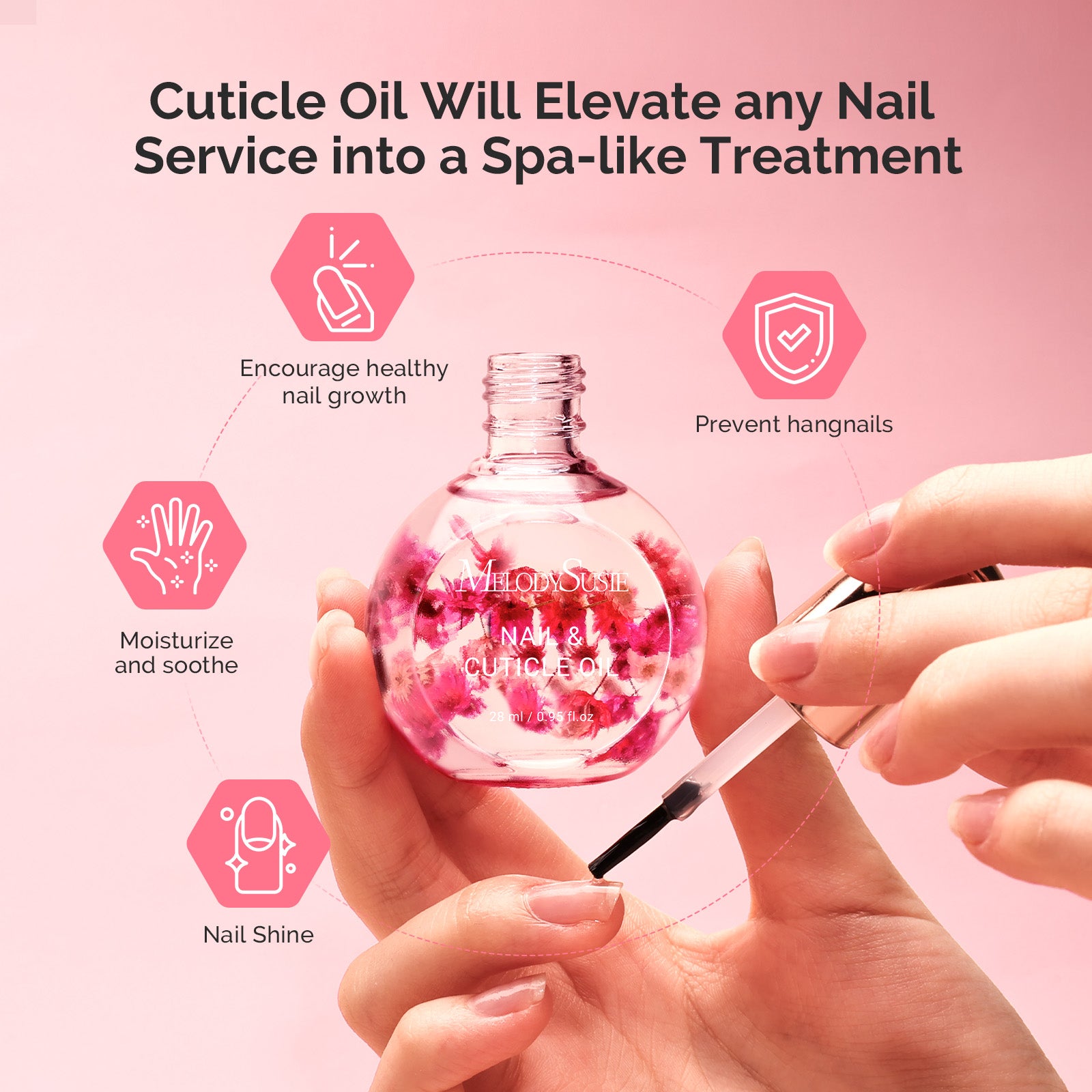 Rose Cuticle Oil 28ml 0.95 fl. Oz - 图片5