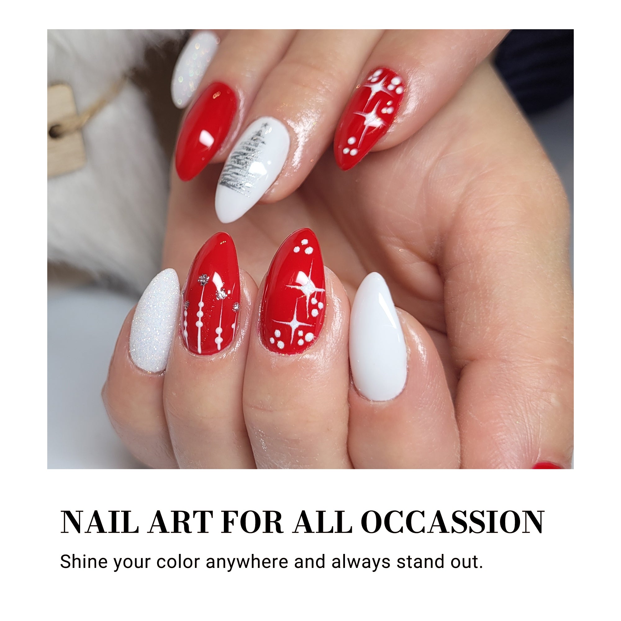 068 Rose Red - TPO-Free Thick Gel Nail Polish (15ml) - 图片4