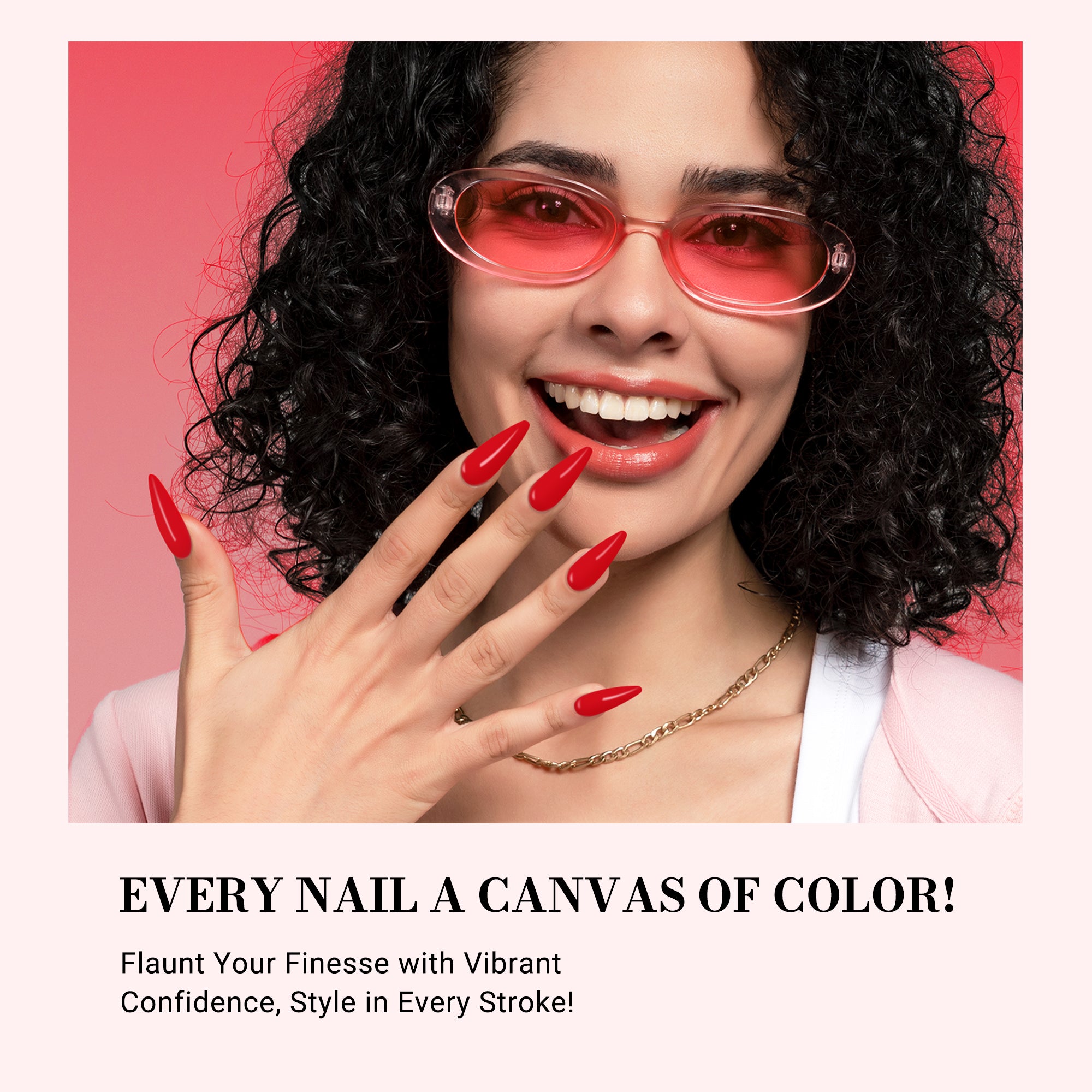 068 Rose Red - TPO-Free Thick Gel Nail Polish (15ml) - 图片5