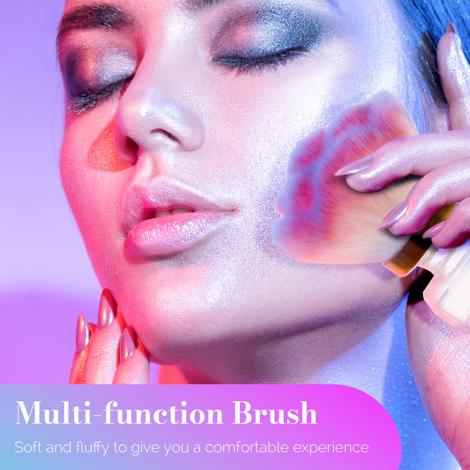 Rose Shaped Nail Dust Remover Brush - Small Size - 图片4