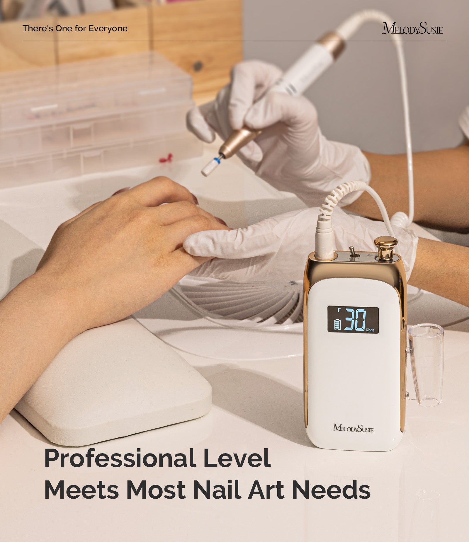 Jade(SC320C) Rechargeable Nail Drill 30,000RPM - 图片7