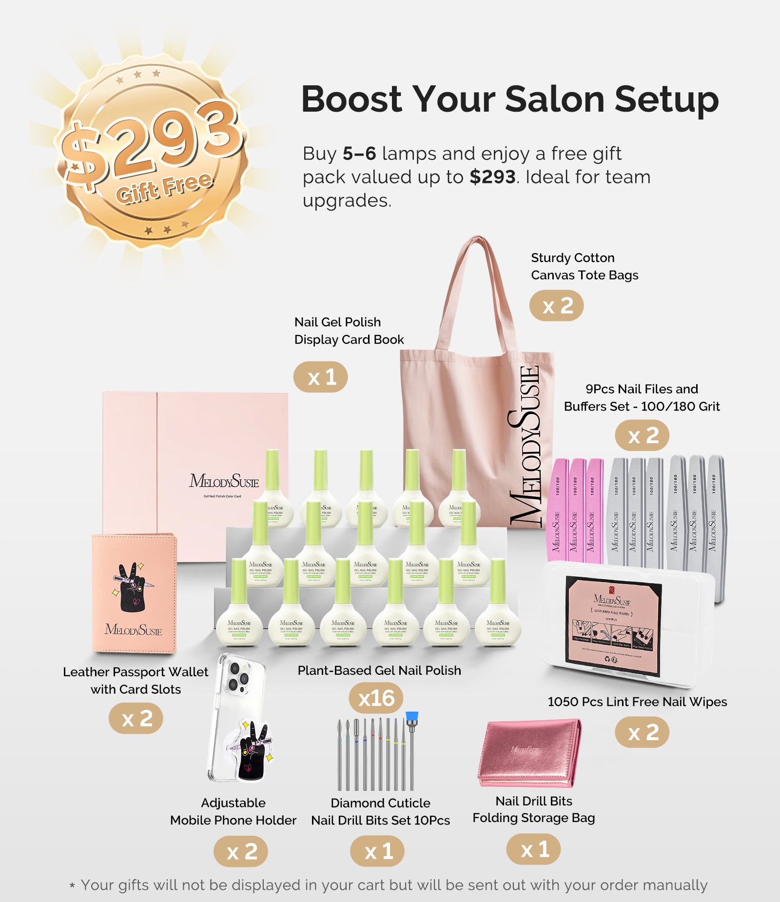 S-Pro29G Nail-Focused 3-Mode Manicure Table Lamp Pack for 5-6