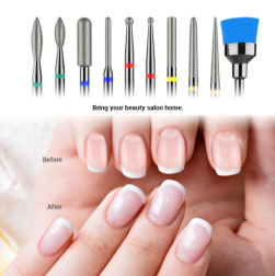 Sanitizer Box Diamond Cuticle Bits Set