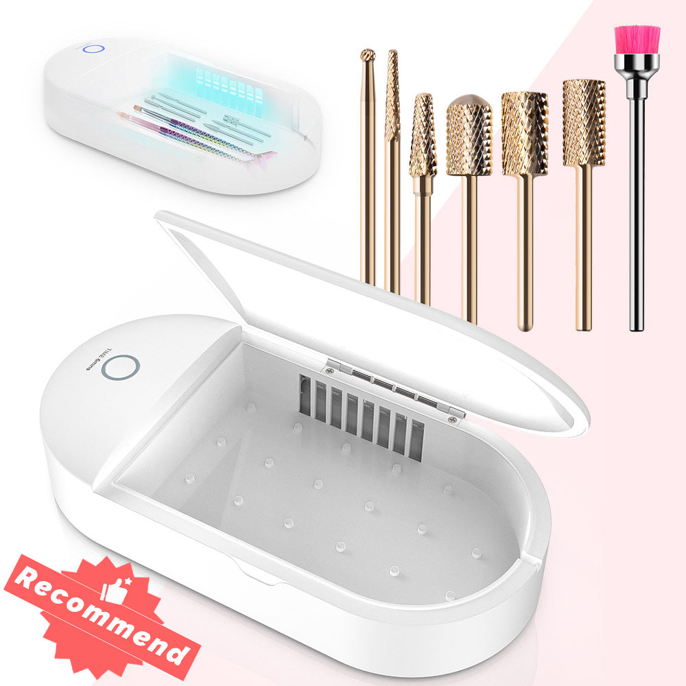 Sanitizer Box Gold Carbide Bits Set