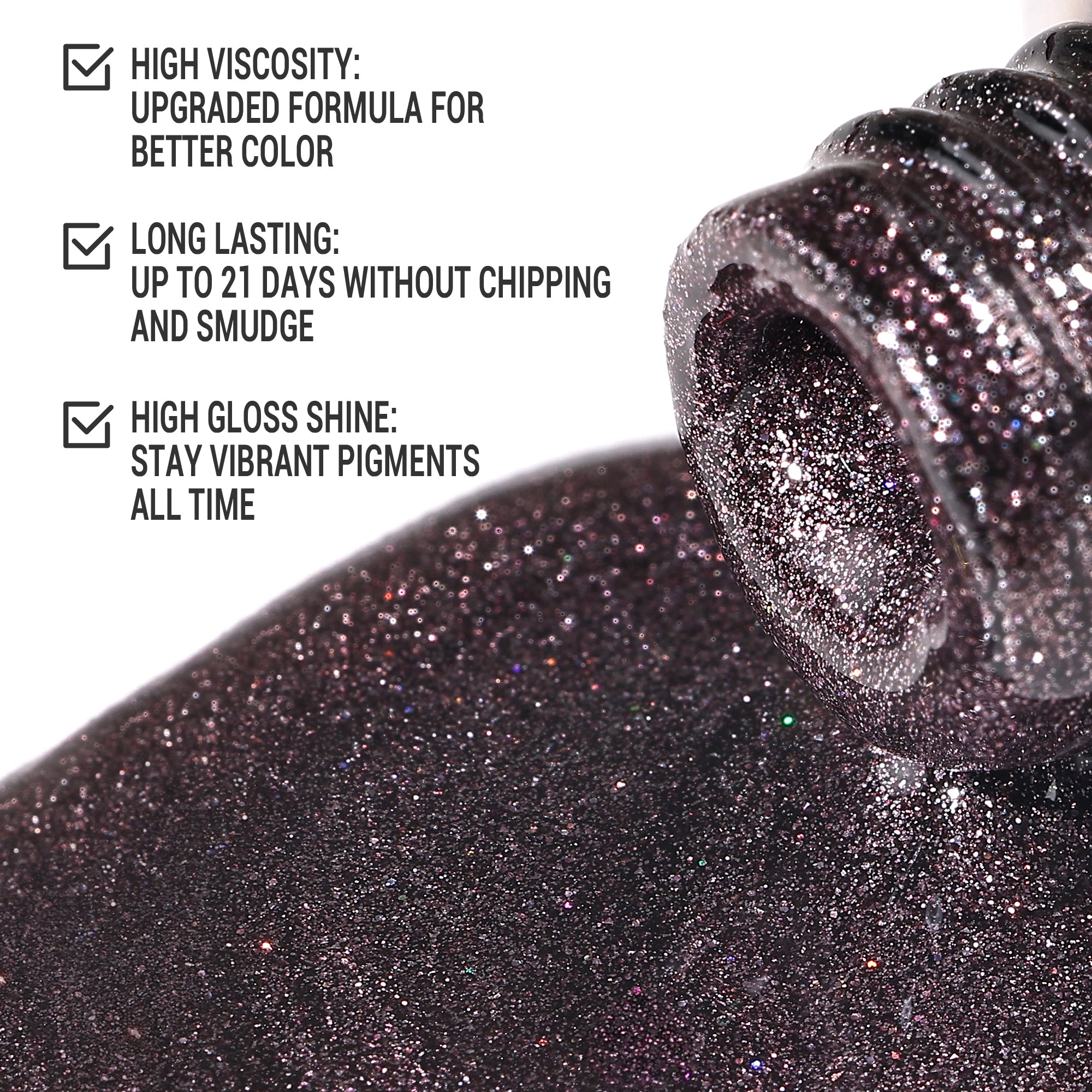 Z203 Saturn Energy Brown - TPO-Free Thick Gel Nail Polish(15ml) - Image2