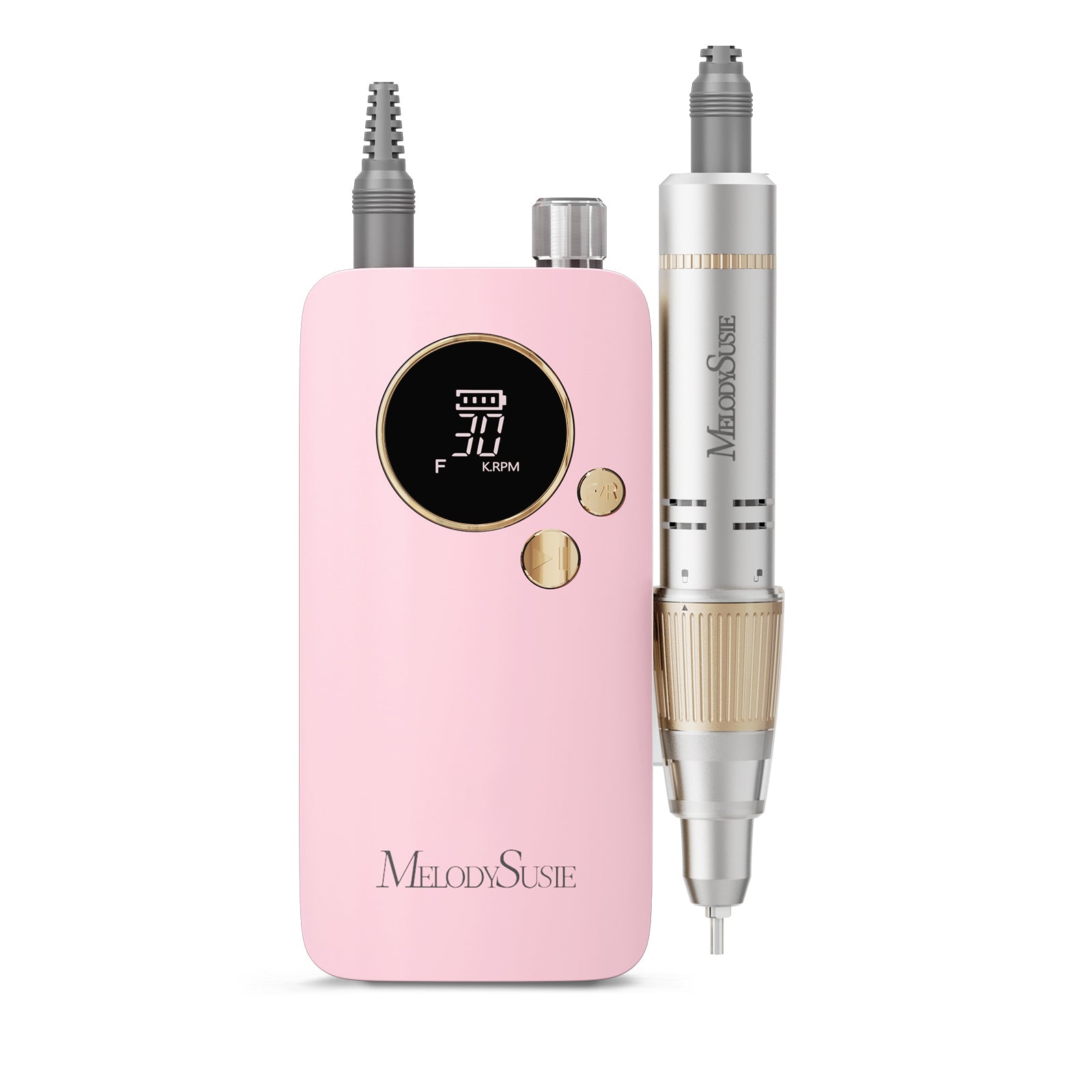 SC320F Clip-On Rechargeable Nail Drill 30,000RPM - Pink Gold