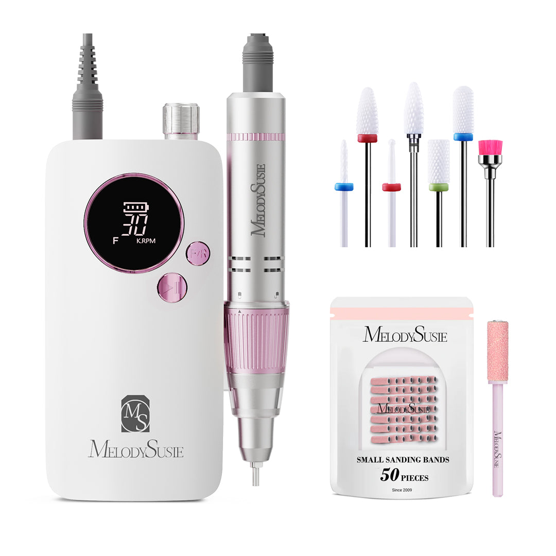 SC320F Rechargeable Nail Drill 30,000RPM Set - 图片19