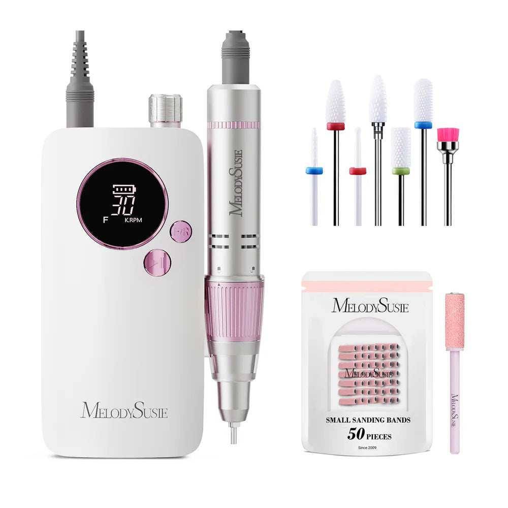 SC320F Rechargeable Nail Drill 30,000RPM Set - 图片13