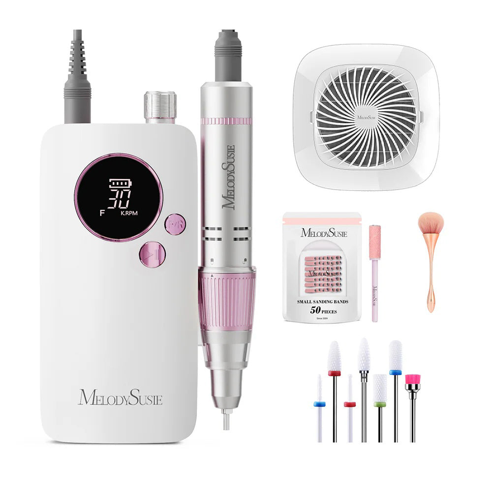 SC320F Rechargeable Nail Drill 30,000RPM Set - 图片15