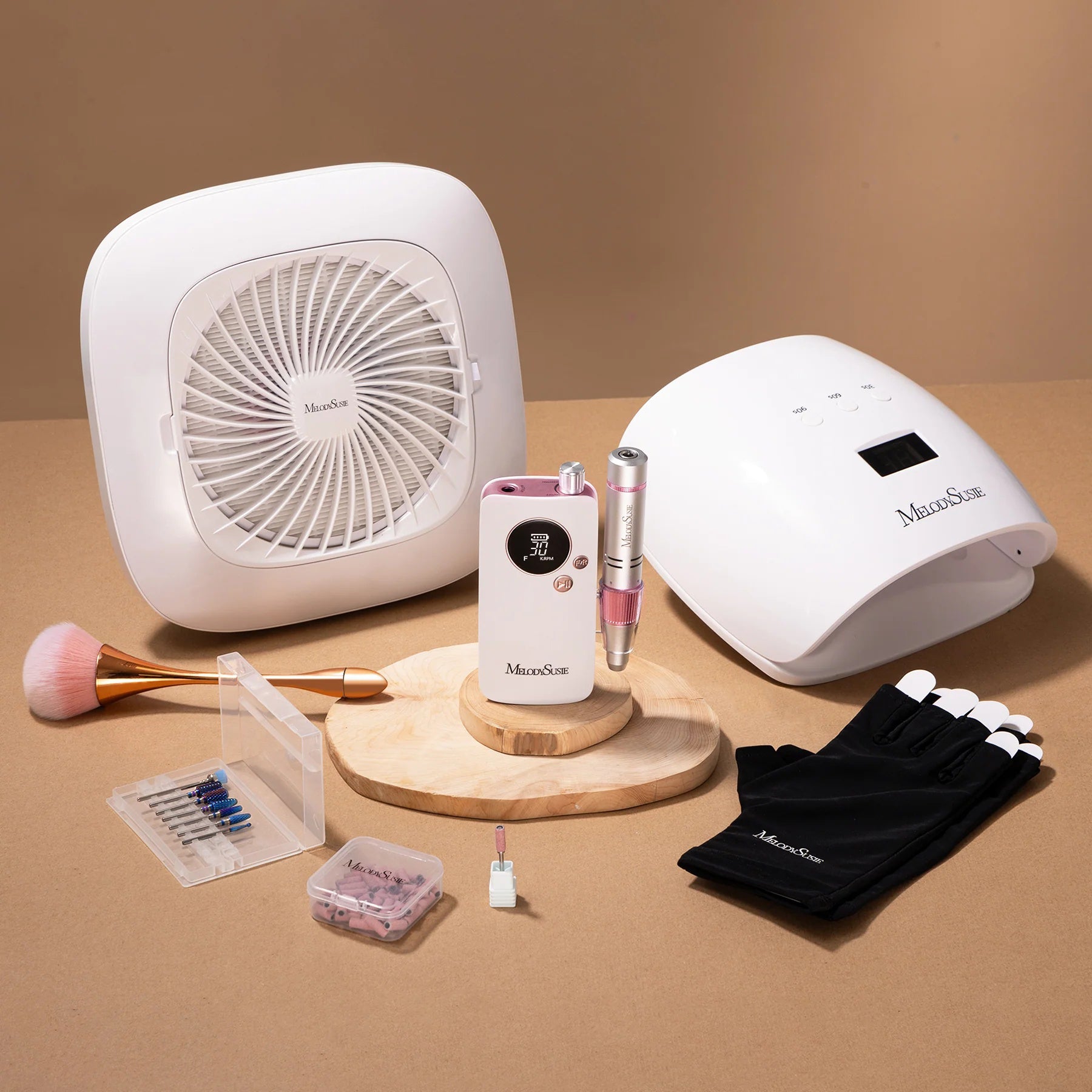 SC320F Rechargeable Nail Drill 30,000RPM Set - 图片12