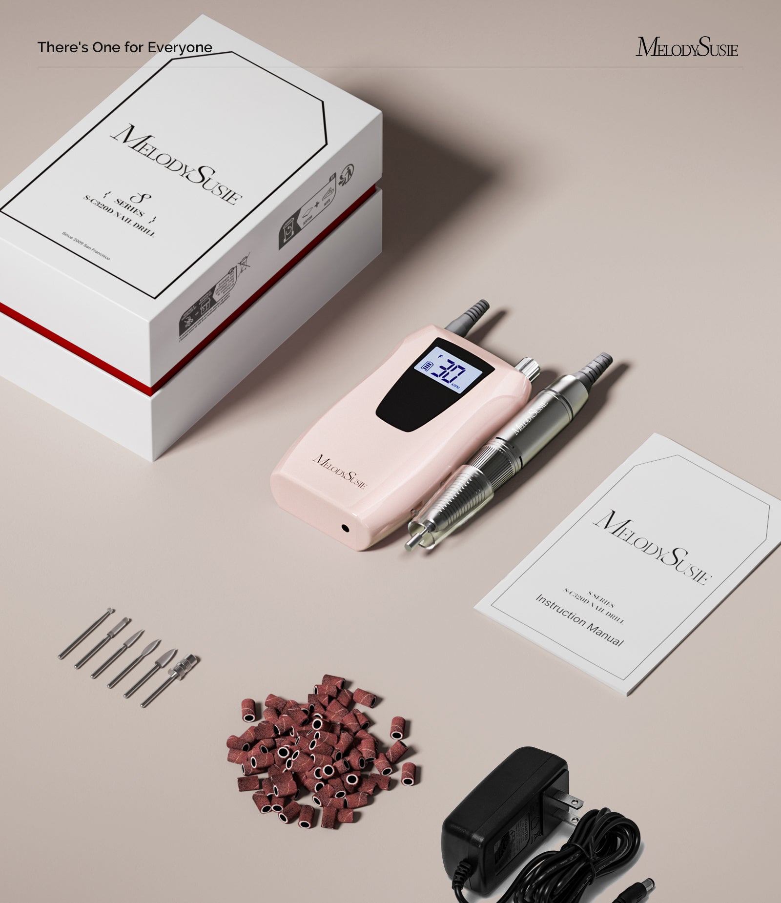 Selene(SC320D) Rechargeable Nail Drill 30,000 RPM - 图片6