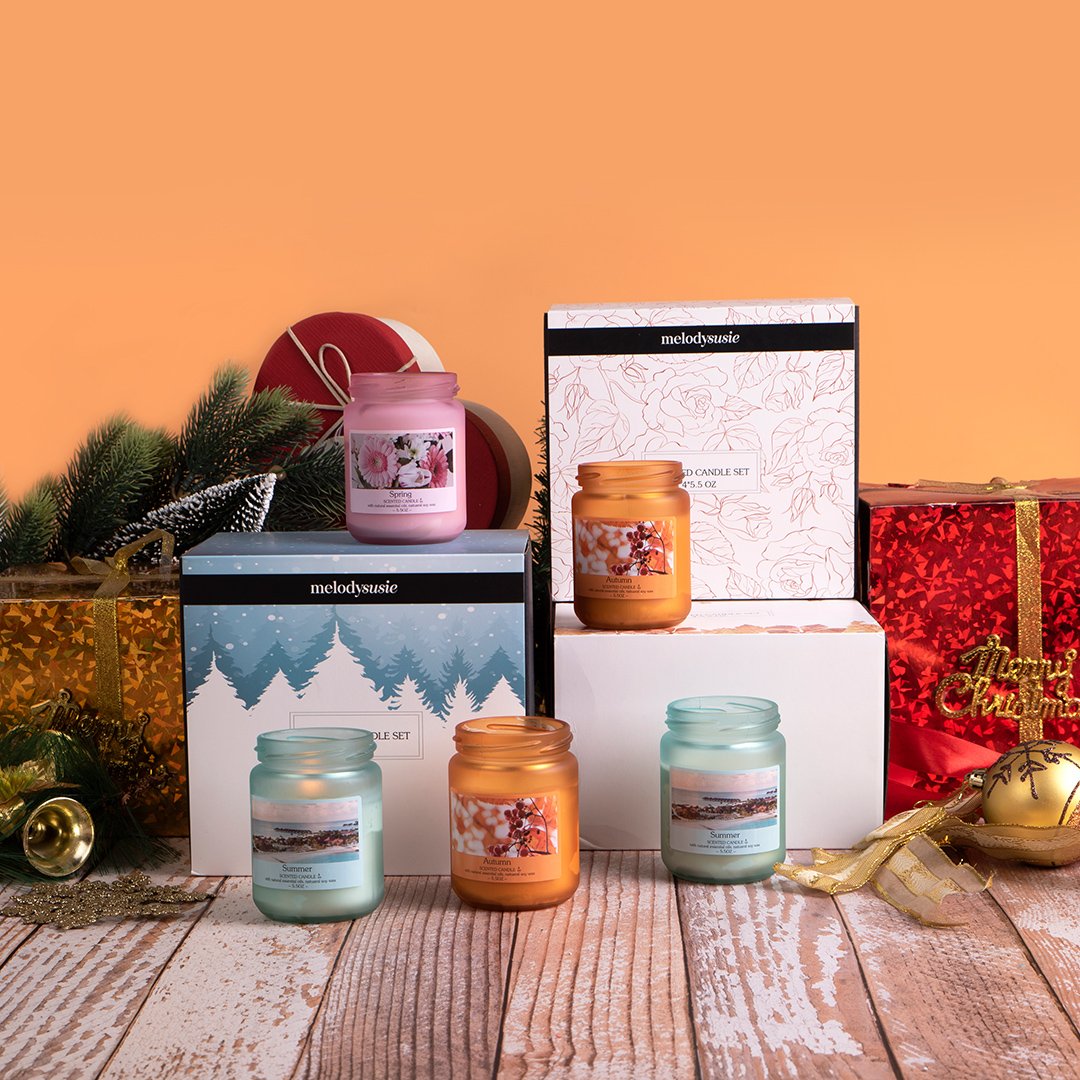 Seasonal Scented Candles Gift Set - 图片2