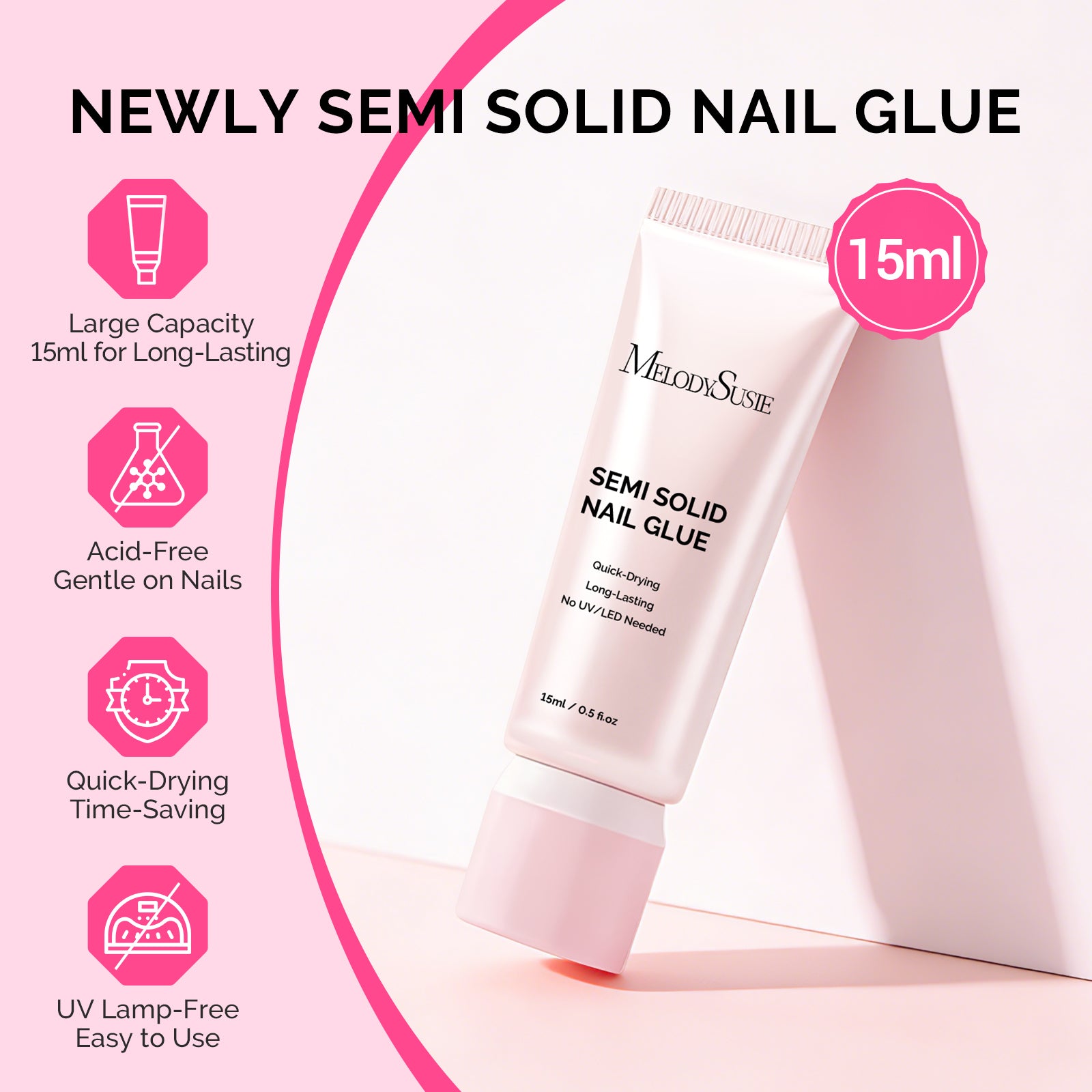 Semi Solid Nail Glue - 图片2
