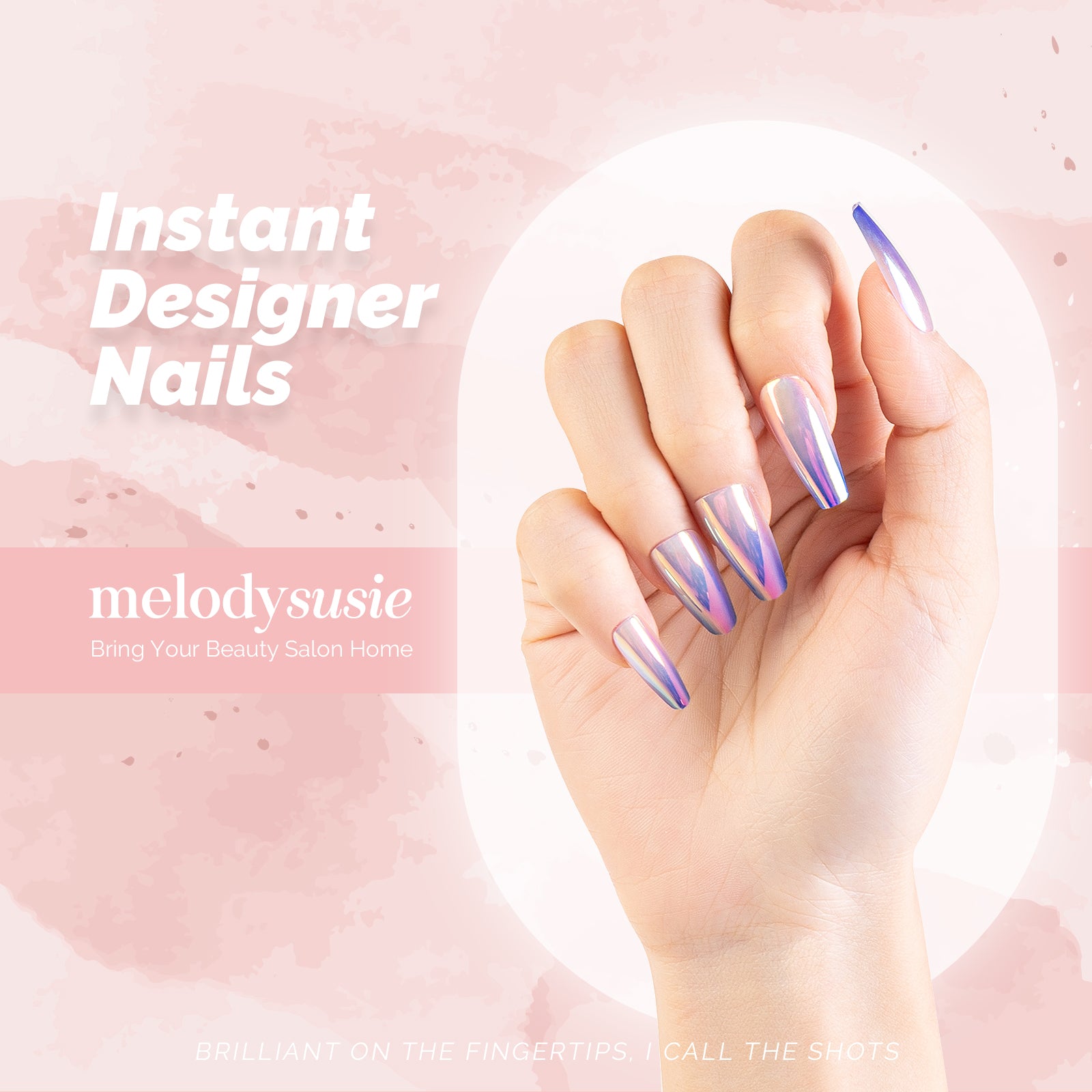 Shining Night Acrylic Press On Nails Kits - 图片2